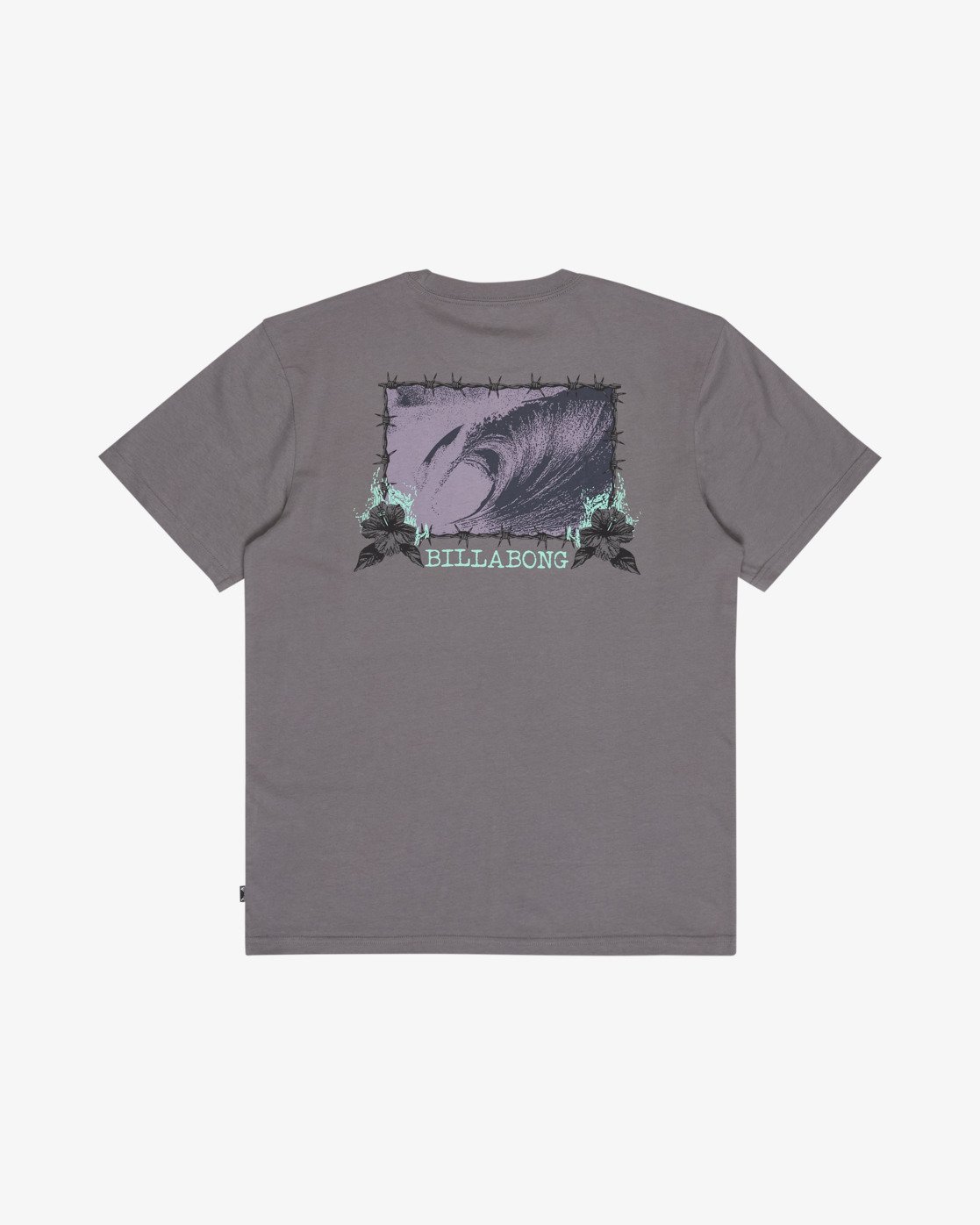 Billabong t-shirt Retro poster pewter - 5