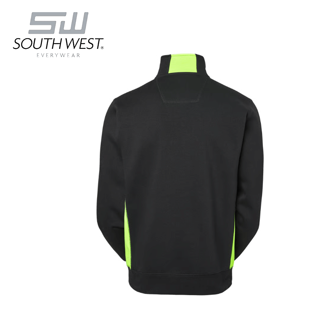 Sweatshirt South West Webber 1/2 Zip Svart 2a Sortering - 3