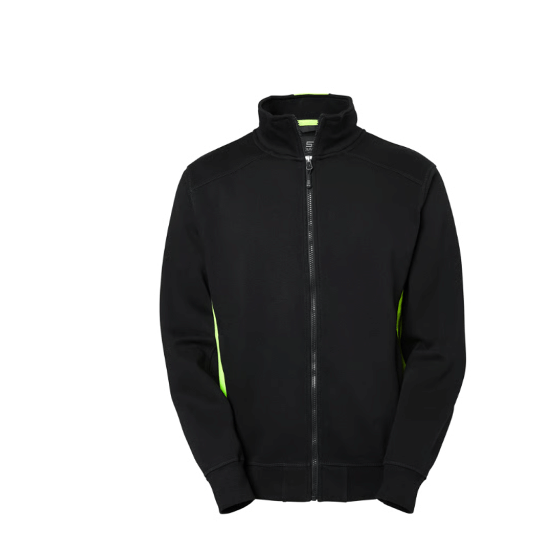 Sweatshirtjacka South West Lincon Svart/Gul 2:a Sortering - 2