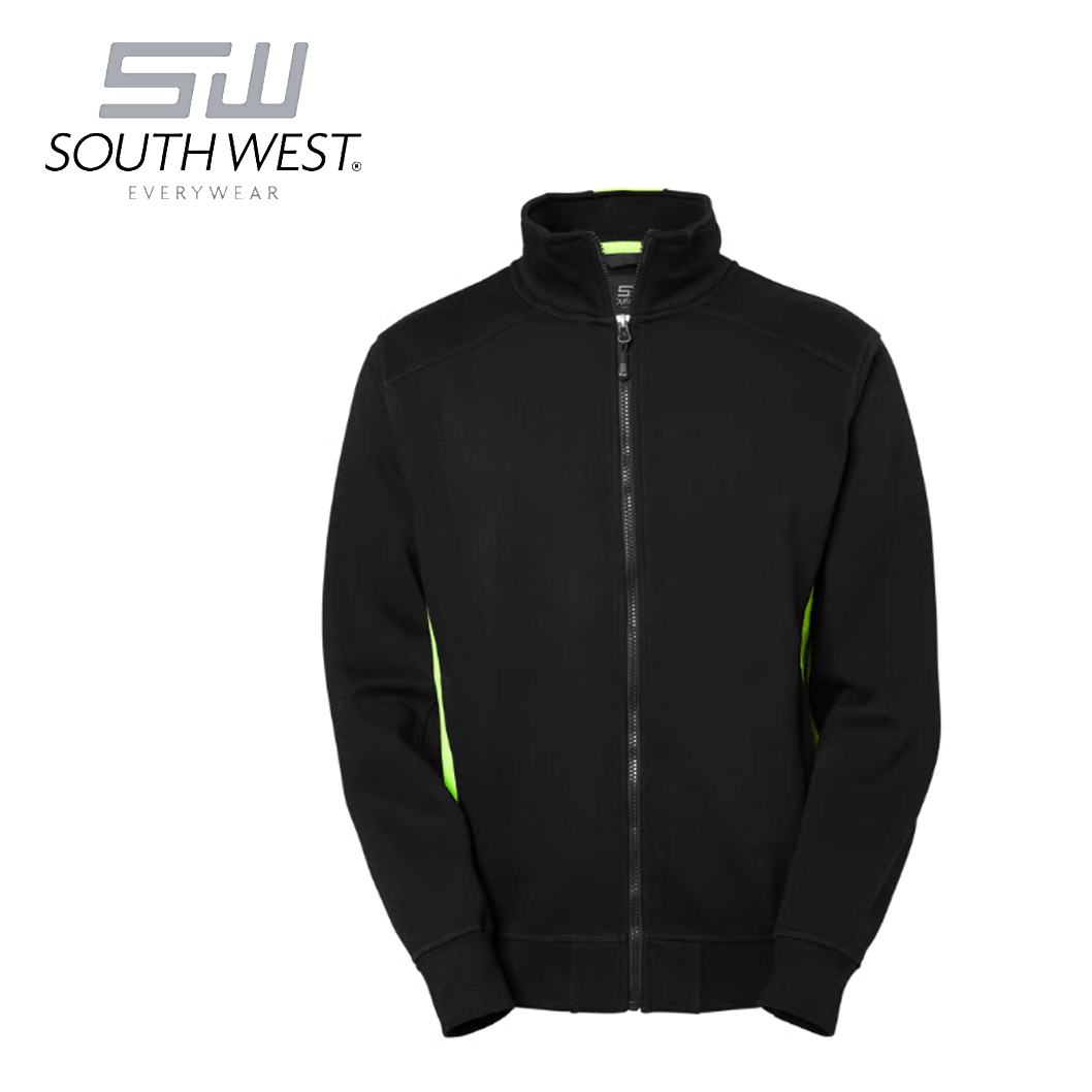 Sweatshirtjacka South West Lincon Svart/Gul 2:a Sortering