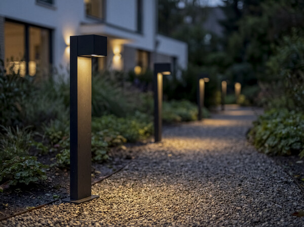 KANLUX Väggarmatur/Pollare REKA SOLAR 3W 300lm IP65 CCT MW Sensor - 6