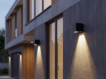 KANLUX Väggarmatur/Pollare REKA SOLAR 3W 300lm IP65 CCT MW Sensor