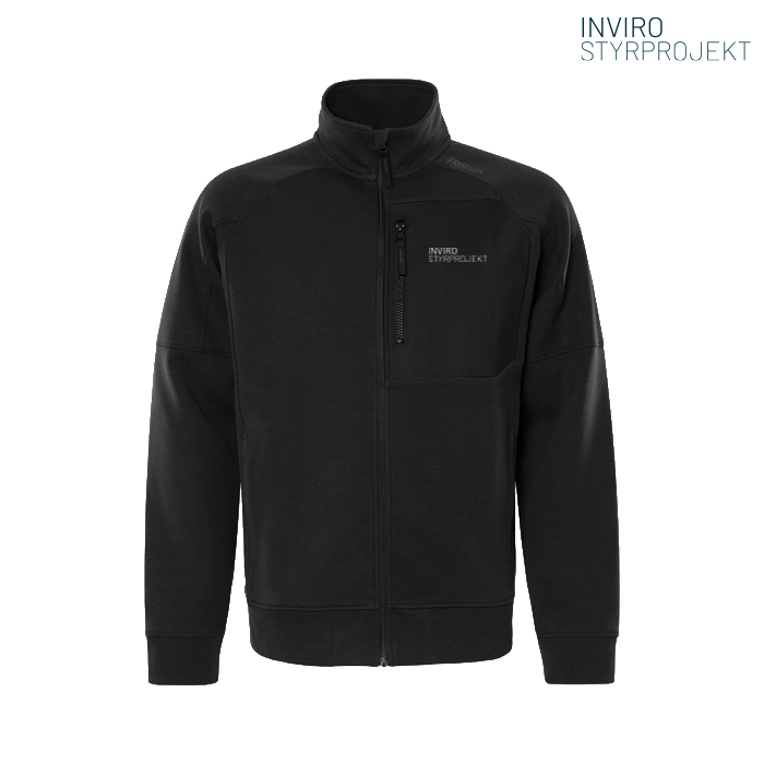 Inviro Sweatshirt jacka 7830 GKI - Svart