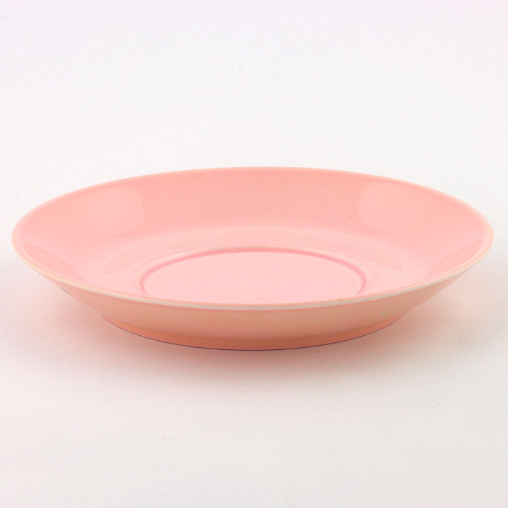 Stig Lindberg (Pastell 1980s) Pink Teacup Saucer 14 cm  [Sample Images] [Free Shipping]