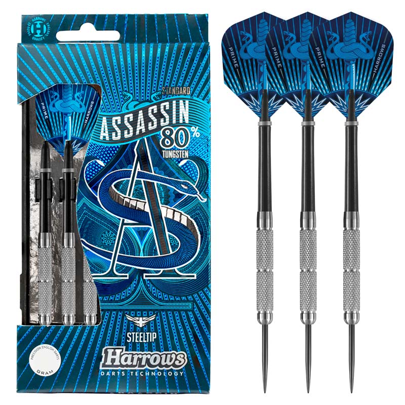 Harrows Assassin Knurled Grip 80% 19g