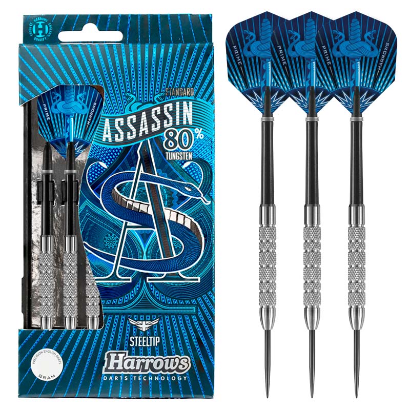 Harrows Assassin Knurled Grip 80% 22g