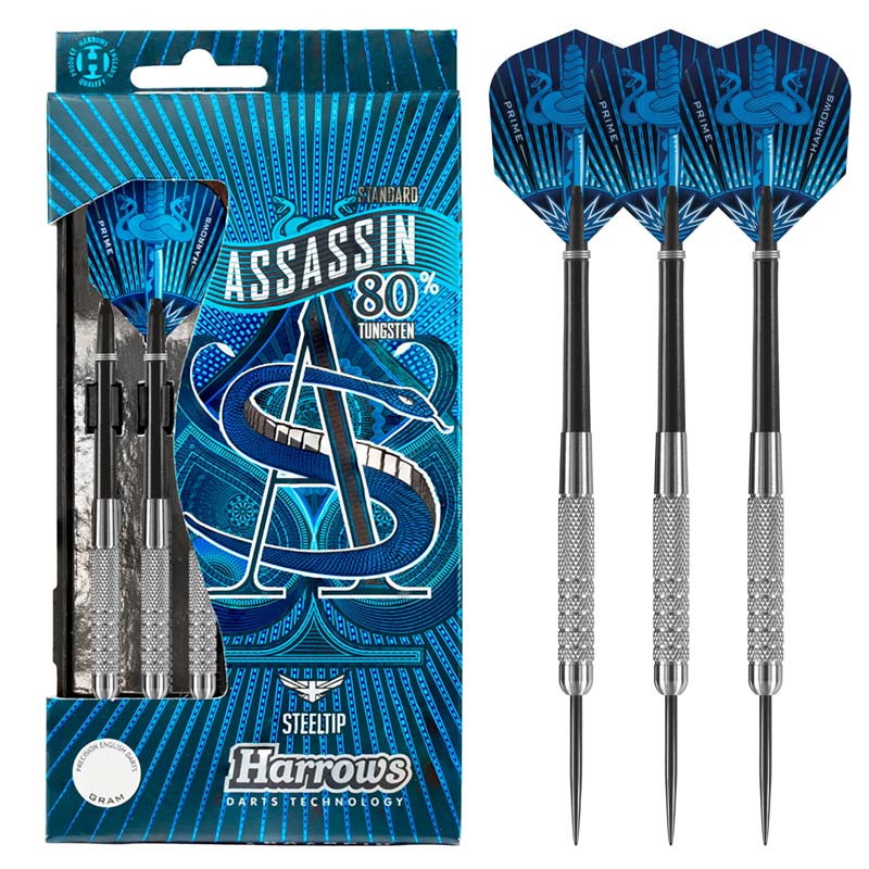 Harrows Assassin Knurled Grip 80% 23g