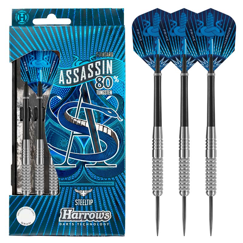Harrows Assassin Knurled Grip 80% 25g