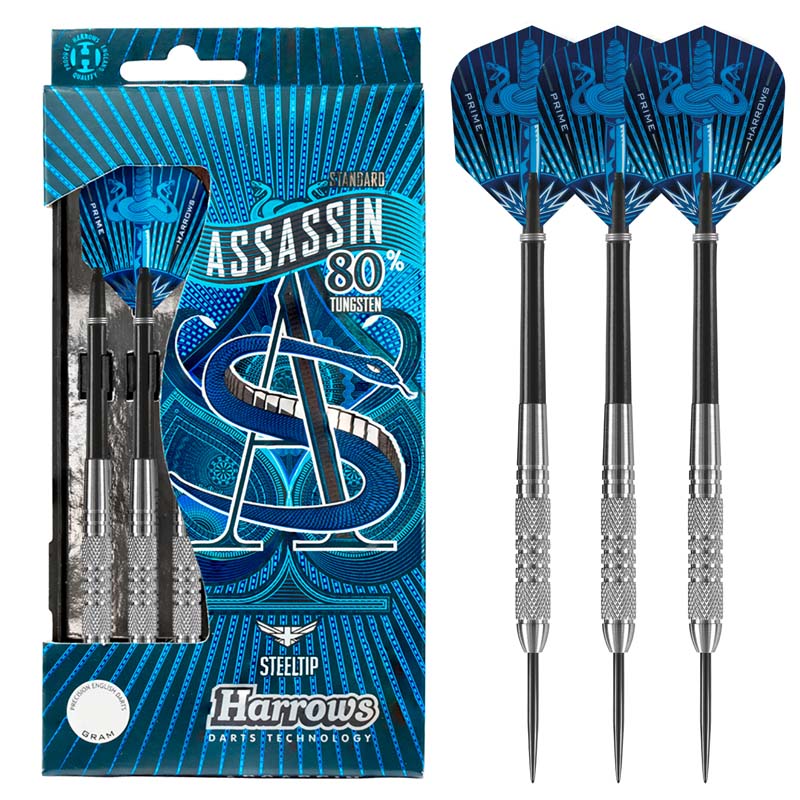 Harrows Assassin Knurled Grip 80% 26g