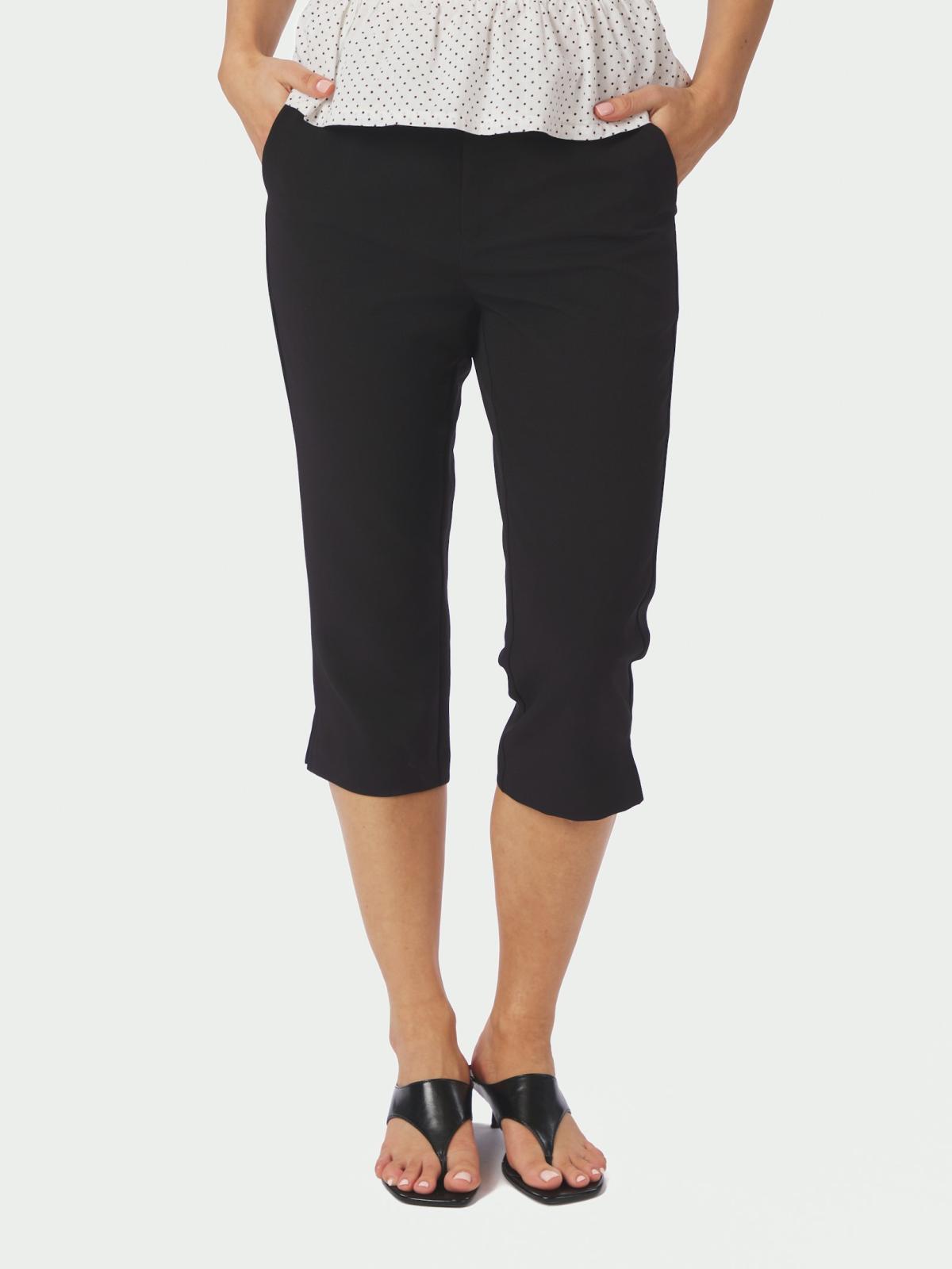 Neo Noir Tasia Suit Capri Pants, Black - 5