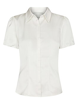 Neo Noir Lyselle Heavy Sateen Shirt,  Pearl