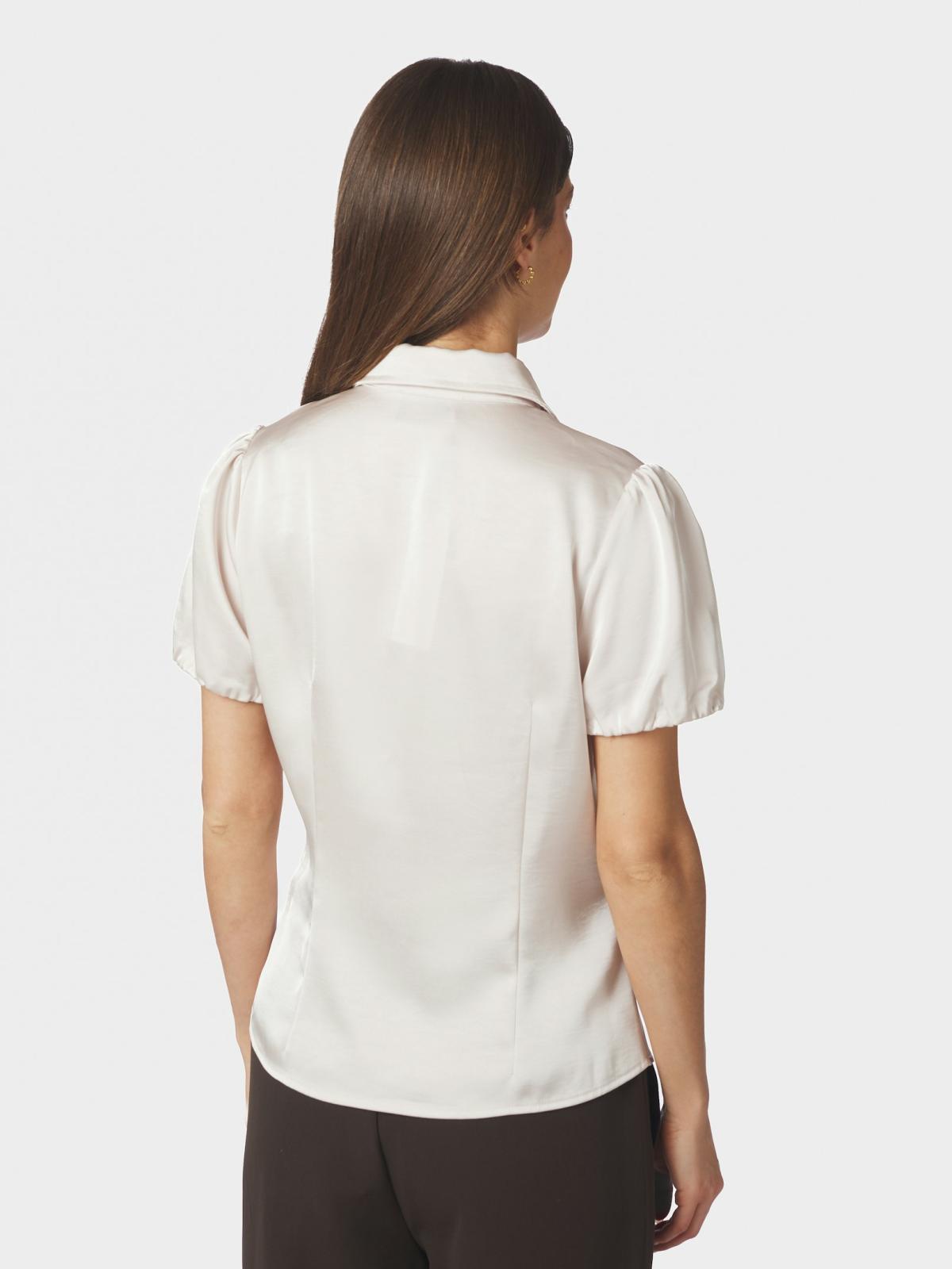 Neo Noir Lyselle Heavy Sateen Shirt,  Pearl - 4