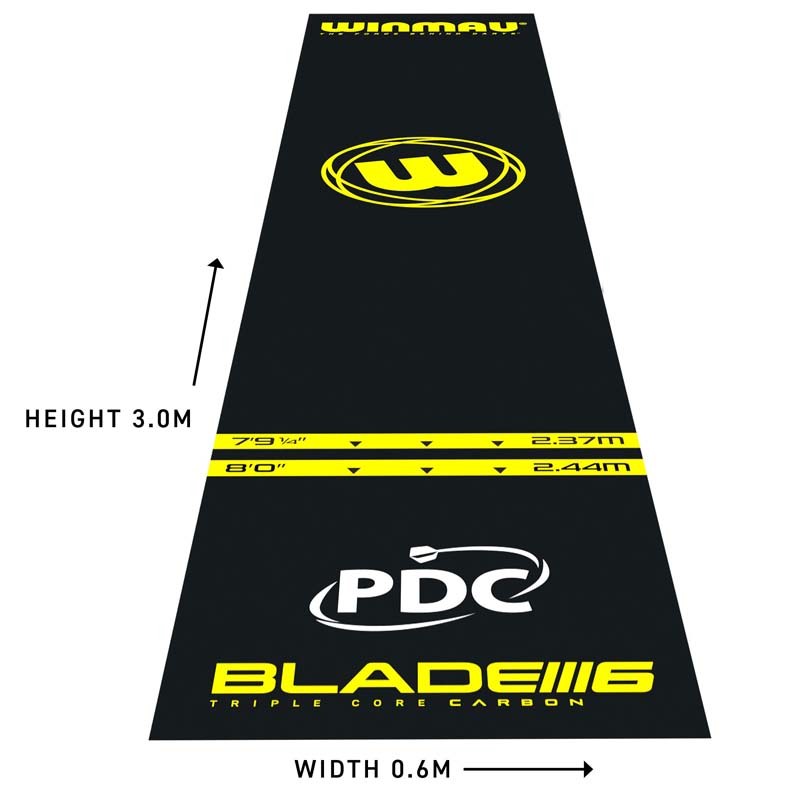 Winmau Dartmat Pro Zone Essential PVC 300x60 - 3