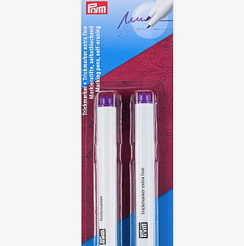 Trickmarkers self erasable One extra fine and one standard violet Prym 610854