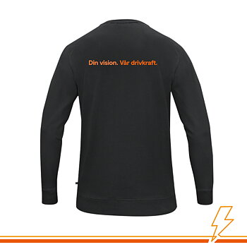 Elinstallera Sweatshirt SW17 - Svart ink. tryck