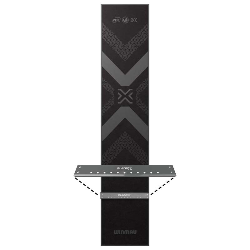 Winmau Dartmat Blade X Soft  & Integrated Oche 300x60 - 6