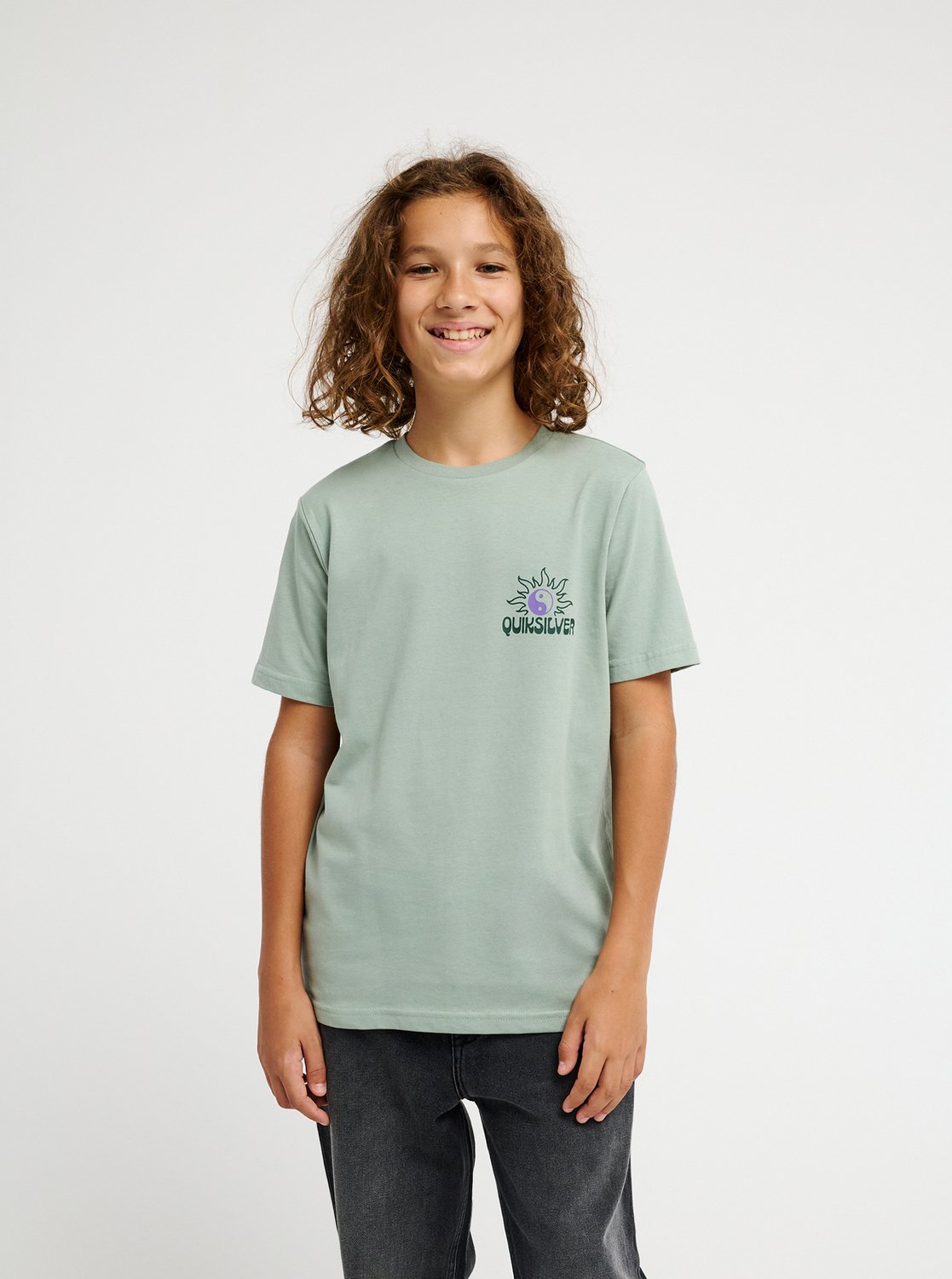 Quiksilver t-shirt jr Fusion iceberg green