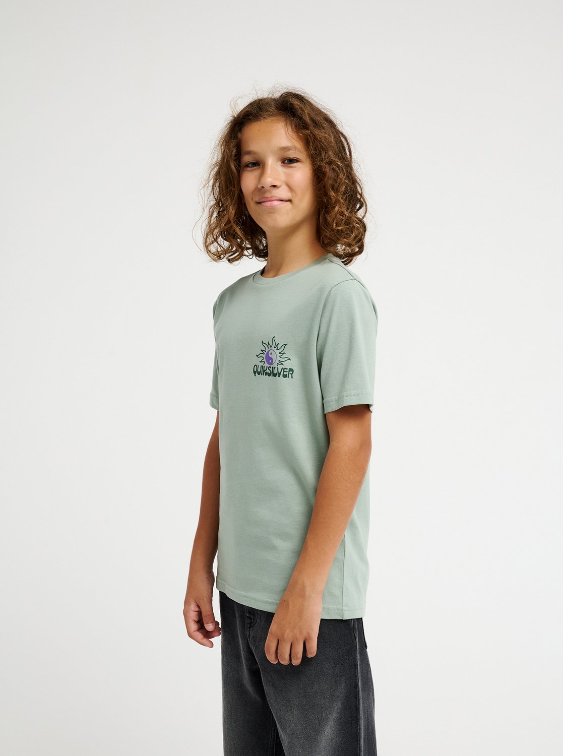 Quiksilver t-shirt jr Fusion iceberg green - 5