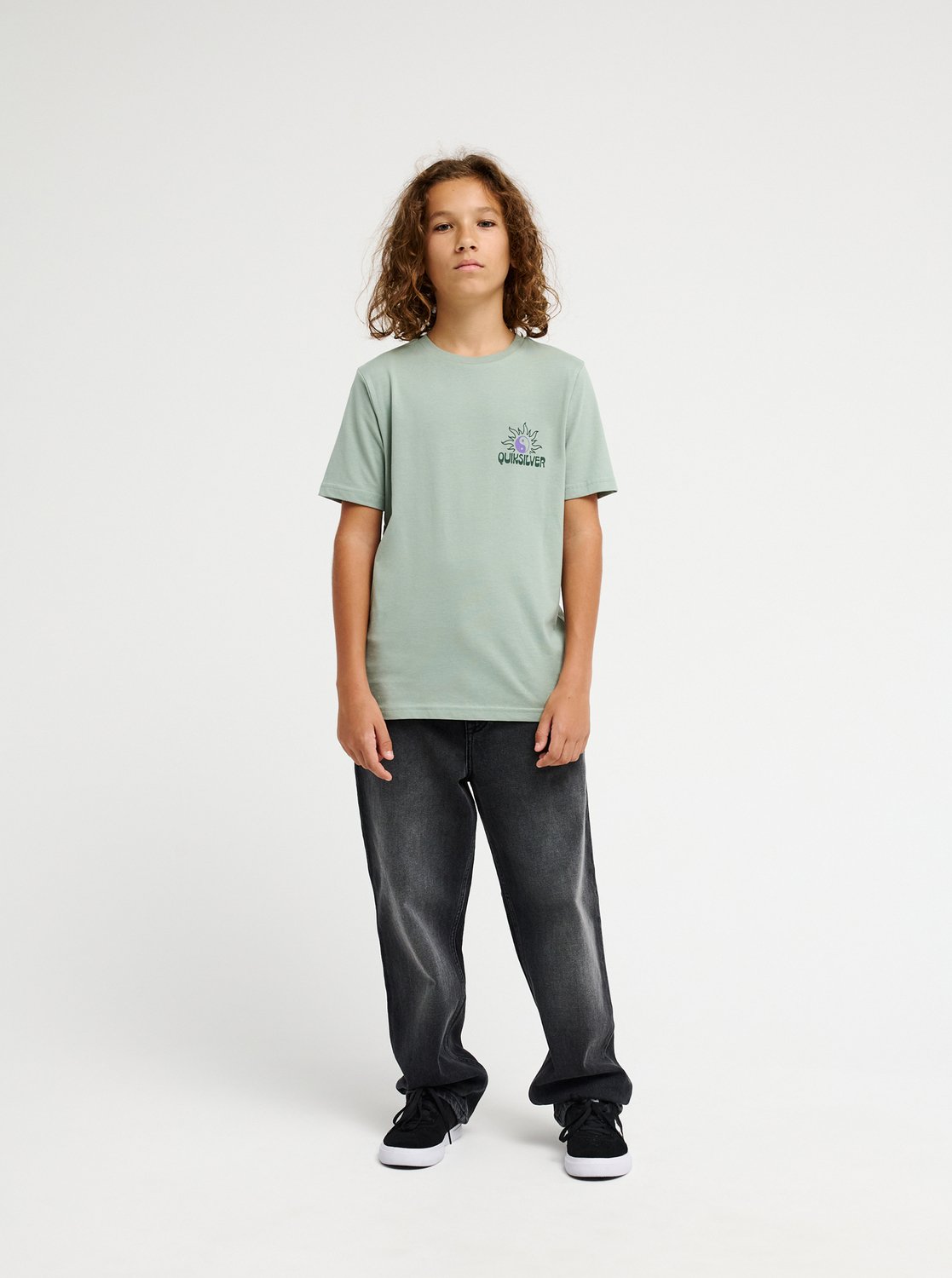 Quiksilver t-shirt jr Fusion iceberg green - 3