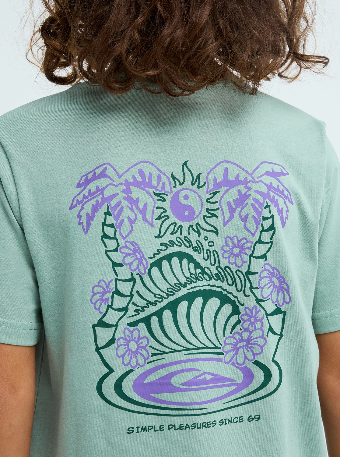 Quiksilver t-shirt jr Fusion iceberg green - 2