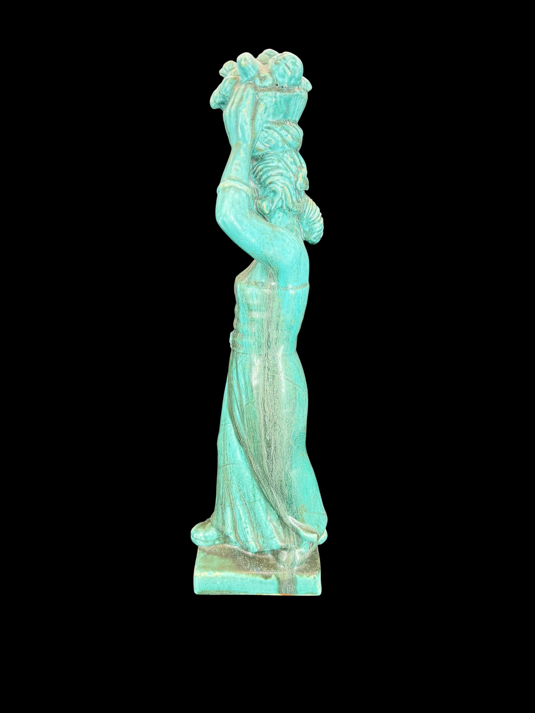 Rörstrand, HARALD SALOMON, “Woman with a Basket of Fruit” Figure - 2