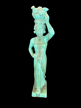Rörstrand, HARALD SALOMON, “Woman with a Basket of Fruit” Figure