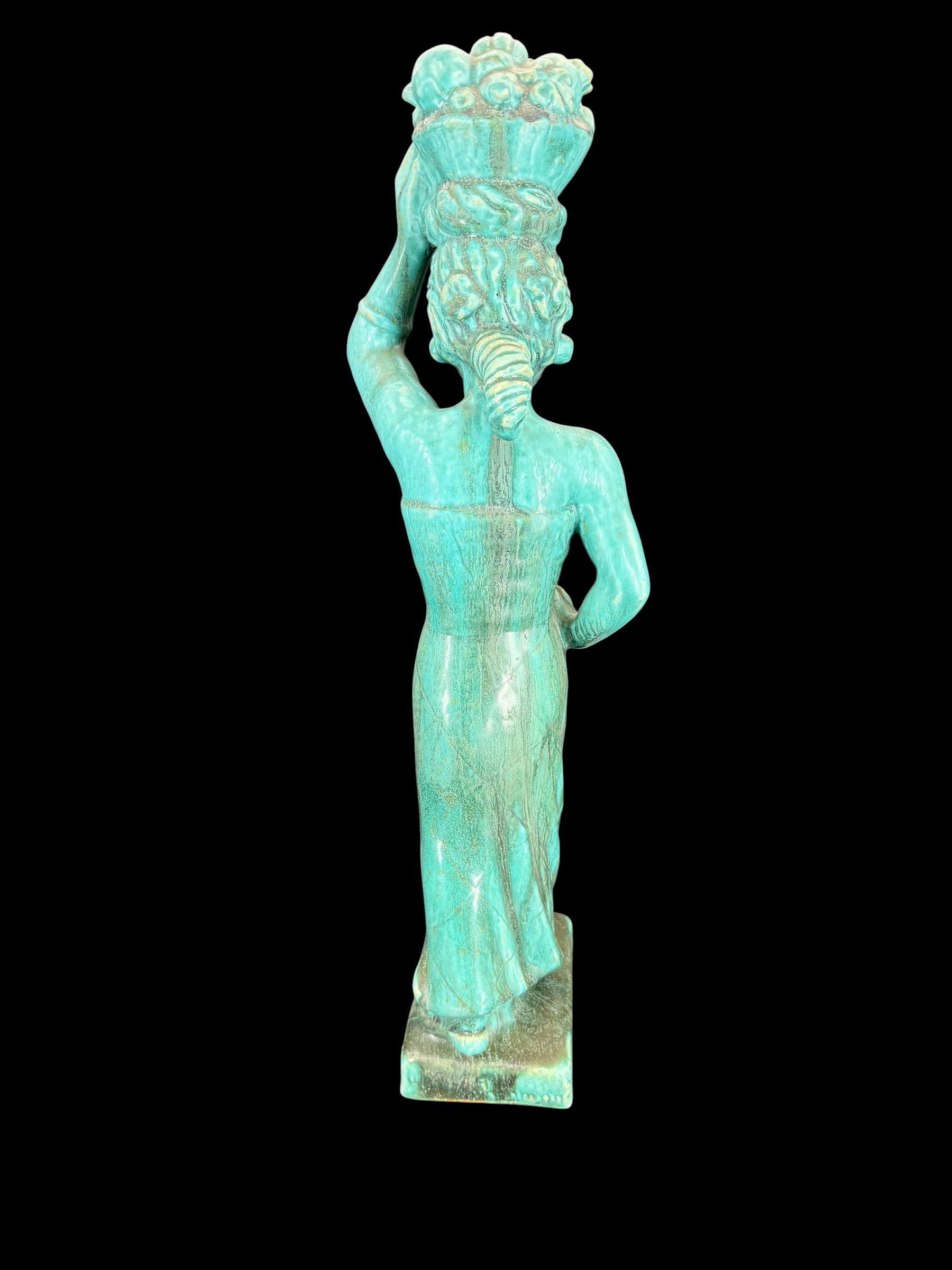 Rörstrand, HARALD SALOMON, “Woman with a Basket of Fruit” Figure - 3