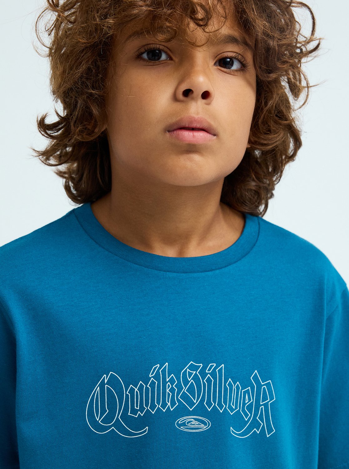 Quiksilver t-shirt jr Dang blue coral - 5