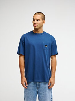 Quiksilver t-shirt Salt water pocket dark denim
