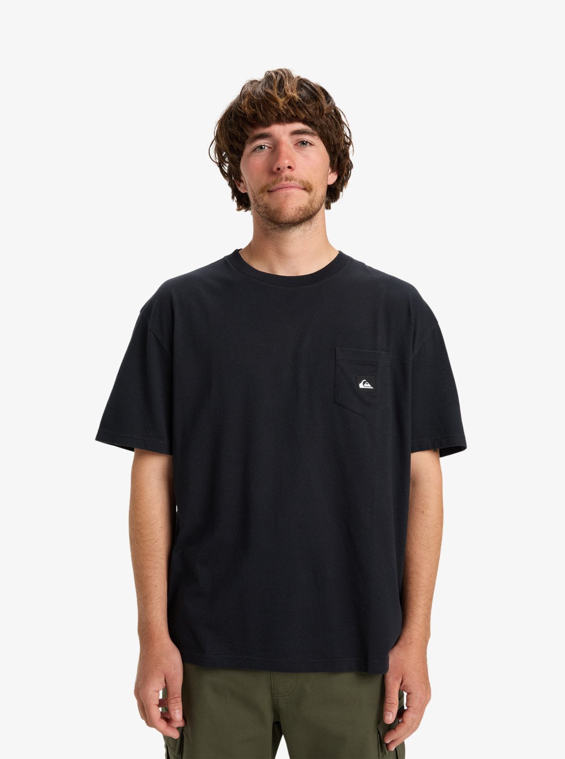 Quiksilver t-shirt Salt water pocket black - 5
