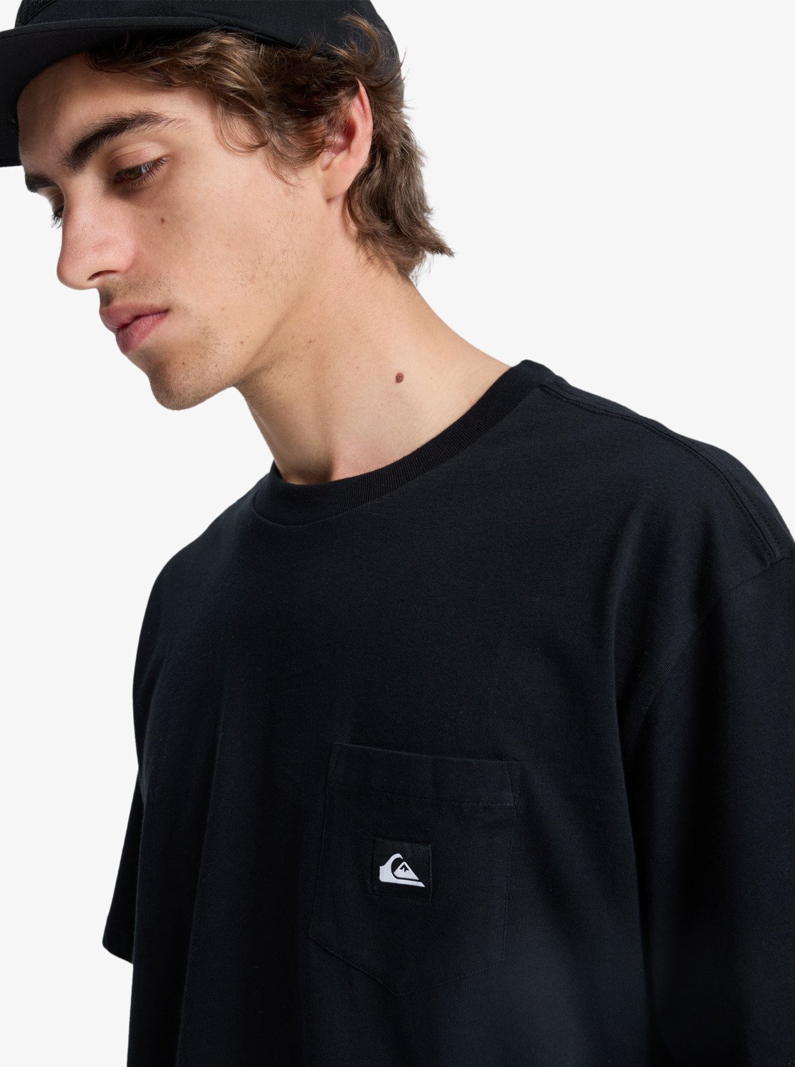 Quiksilver t-shirt Salt water pocket black - 2