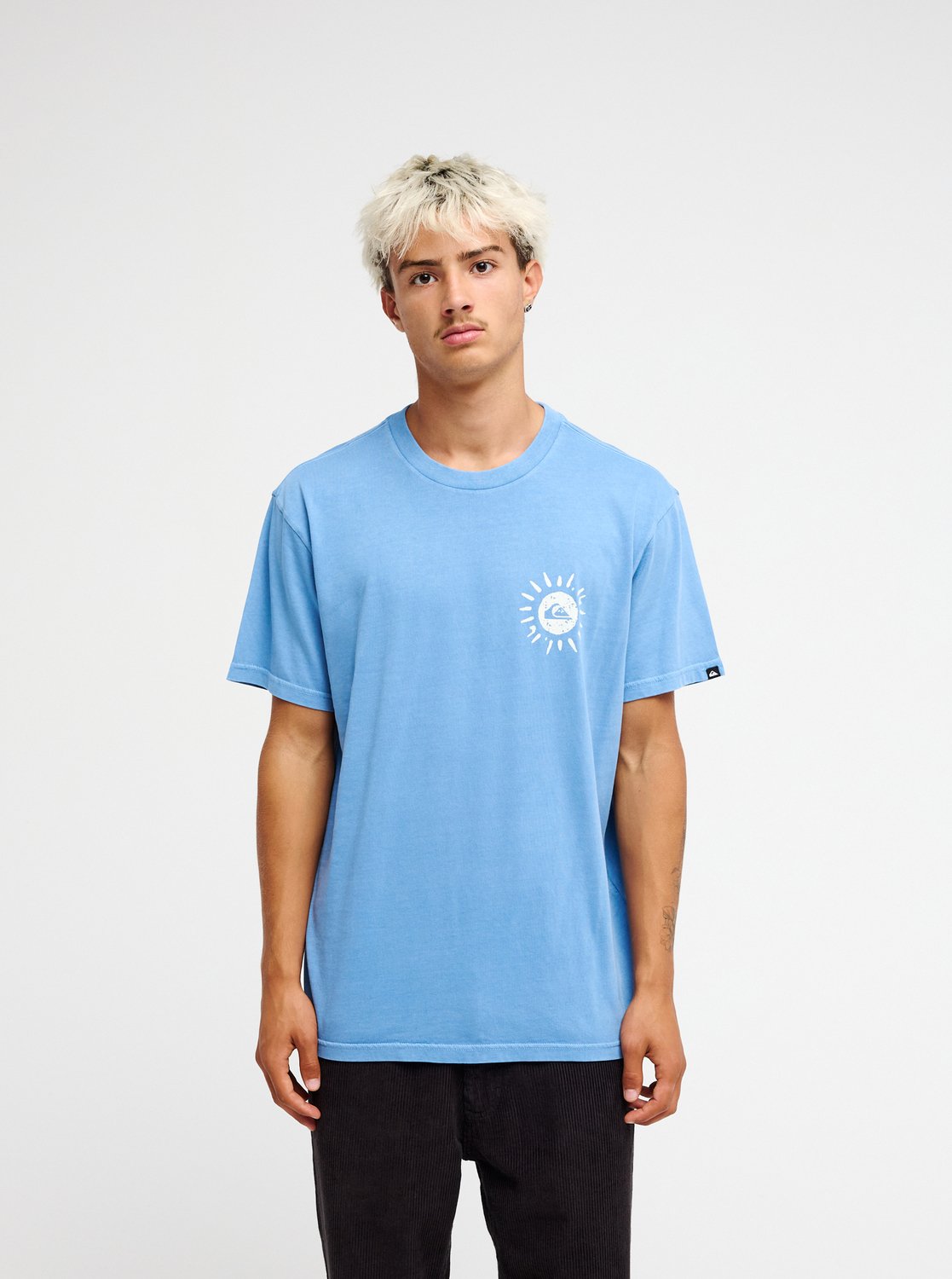 Quiksilver t-shirt Evo neon blue