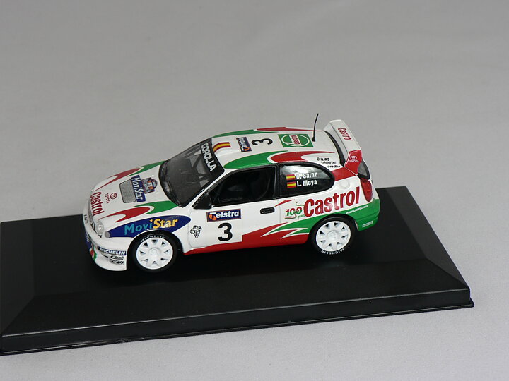 Toyota Corolla # 3   1999  C. Sainz - L. Moya  1:43  Champion Rally Cars 