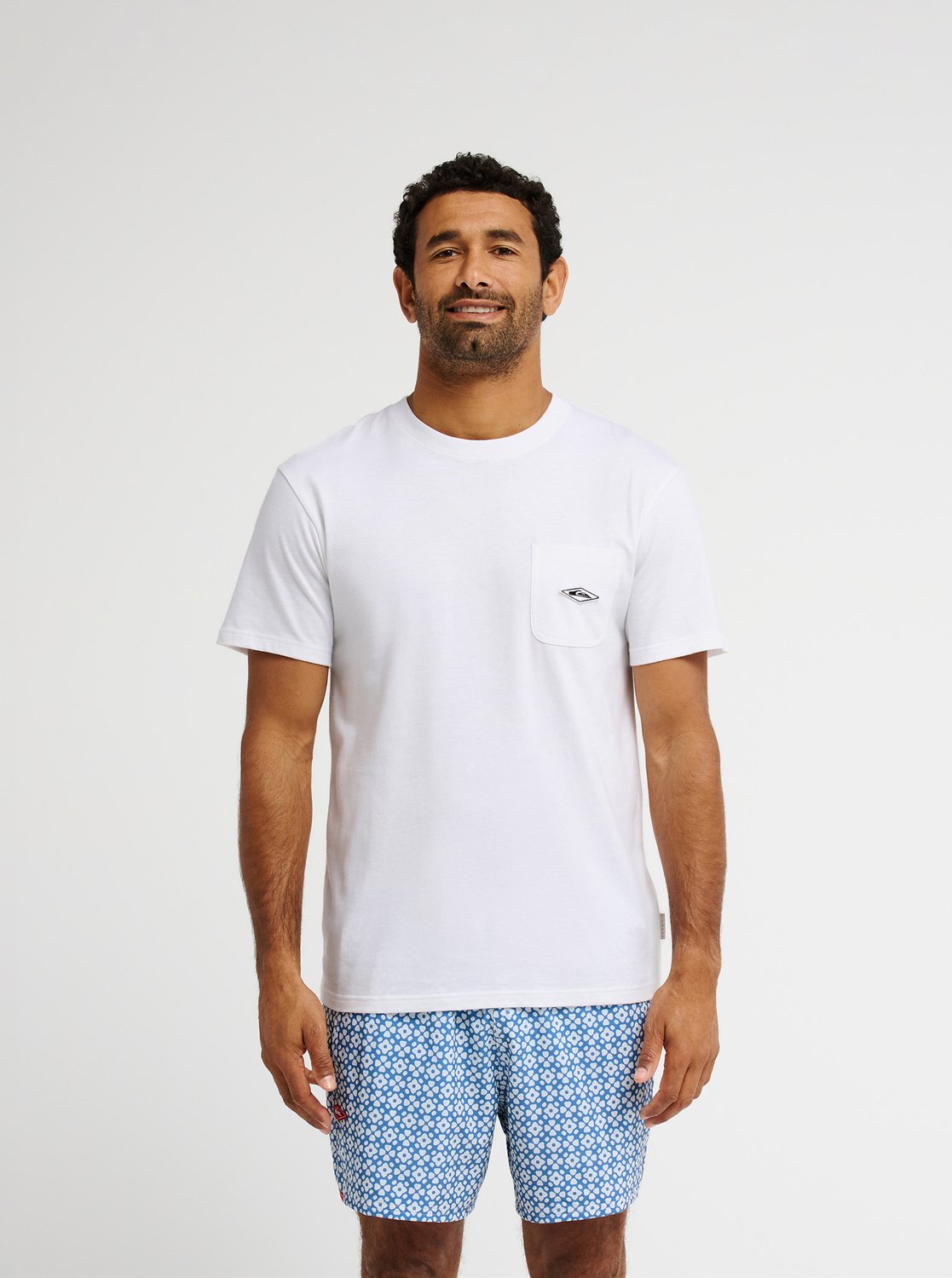 Quiksilver t-shirt Diamond pocket white