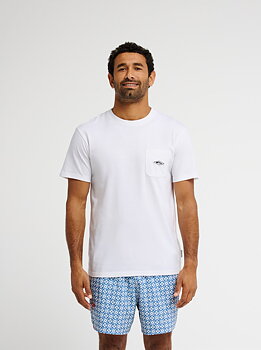 Quiksilver t-shirt Diamond pocket white