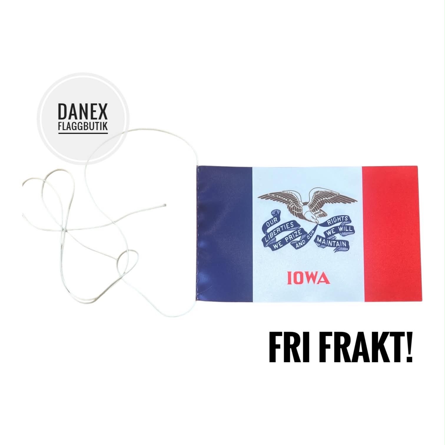 Iowa bordsflagga