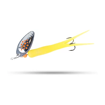 Armada salmon tube spinner 24g är en spinnare för lax som passar fiske i älvar och åar. Bra spinnare för älvkarleby och bergeforsen
