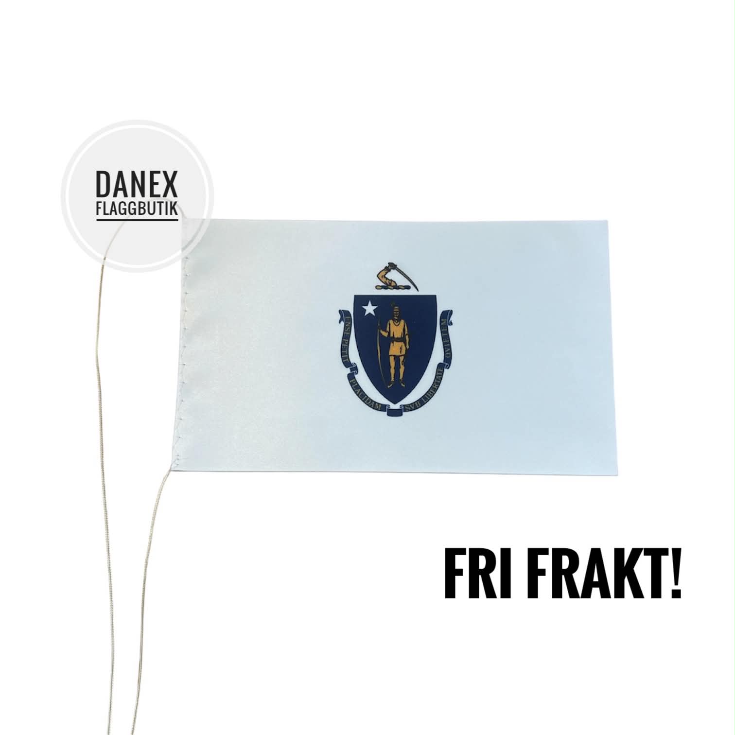Massachusetts bordsflagga