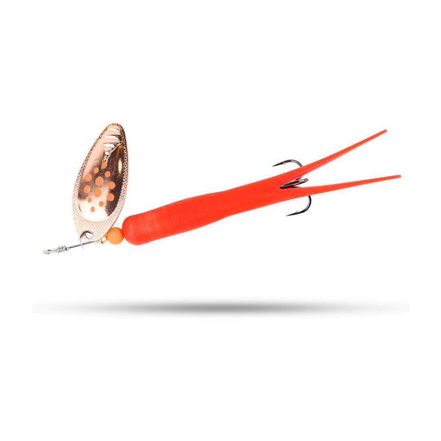 The Armada Salmon Tube Spinner is a spinner designed FOR SALMON that’s perfect for salmon fishing in flowing water, SUCH AS ÄLVKARLEBY AND BERGEFORSEN