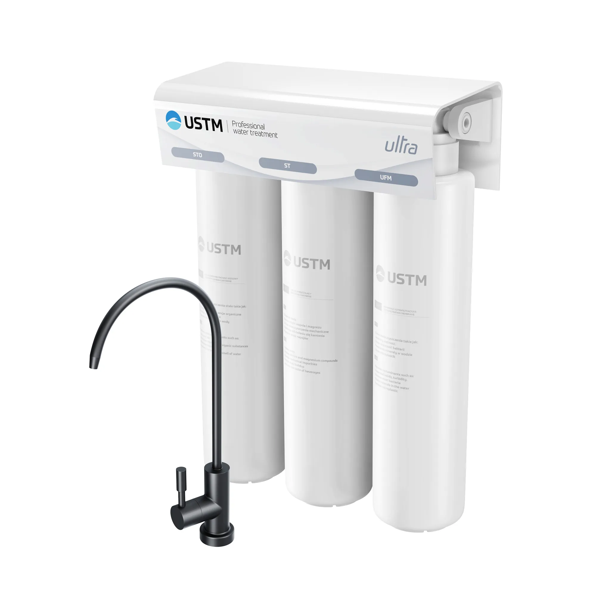 ULTRA köksfilter – svart kran