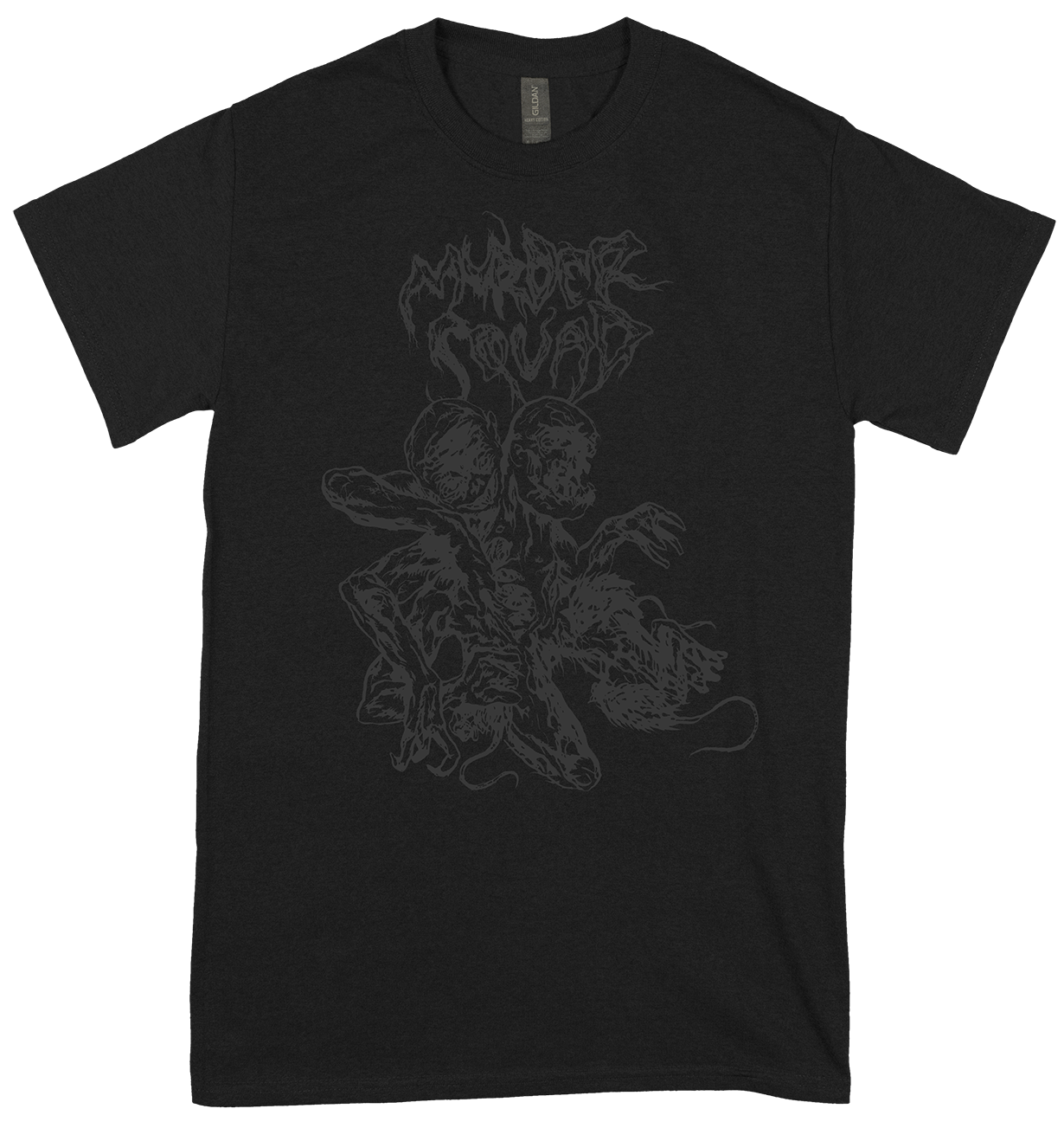 MURDER SQUAD - Two Headed Abomination Black T-shirt (PRE-ORDER)
