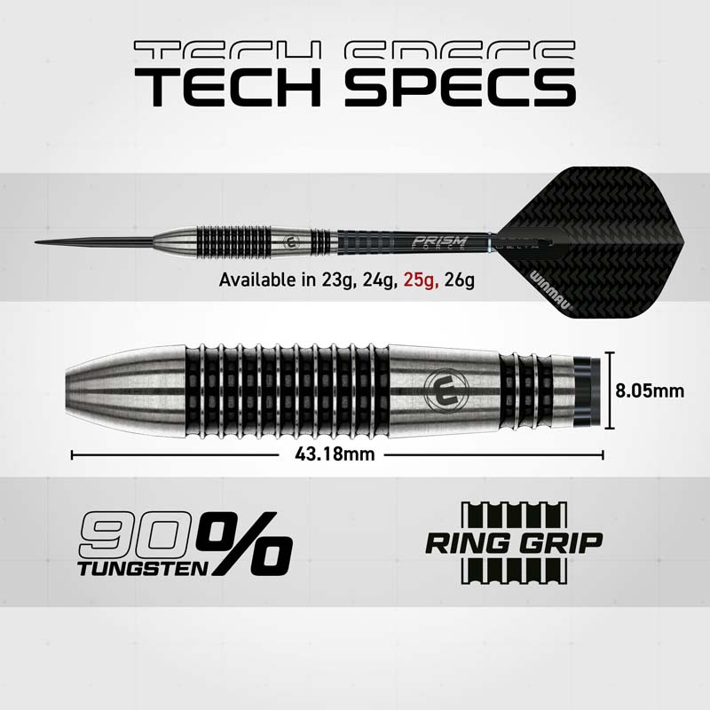 Winmau Blackout M2 90% 25g - 6