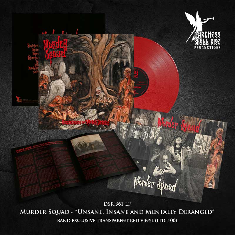 MURDER SQUAD - Unsane, Insane And Mentally Deranged LP (PRE-ORDER) - 2