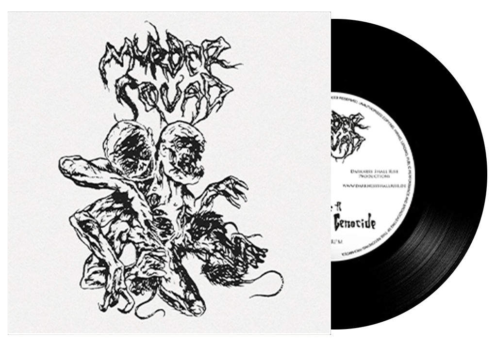 MURDER SQUAD - Human Genocide / Blackness Within (BLACK) 7" (PRE-ORDER)