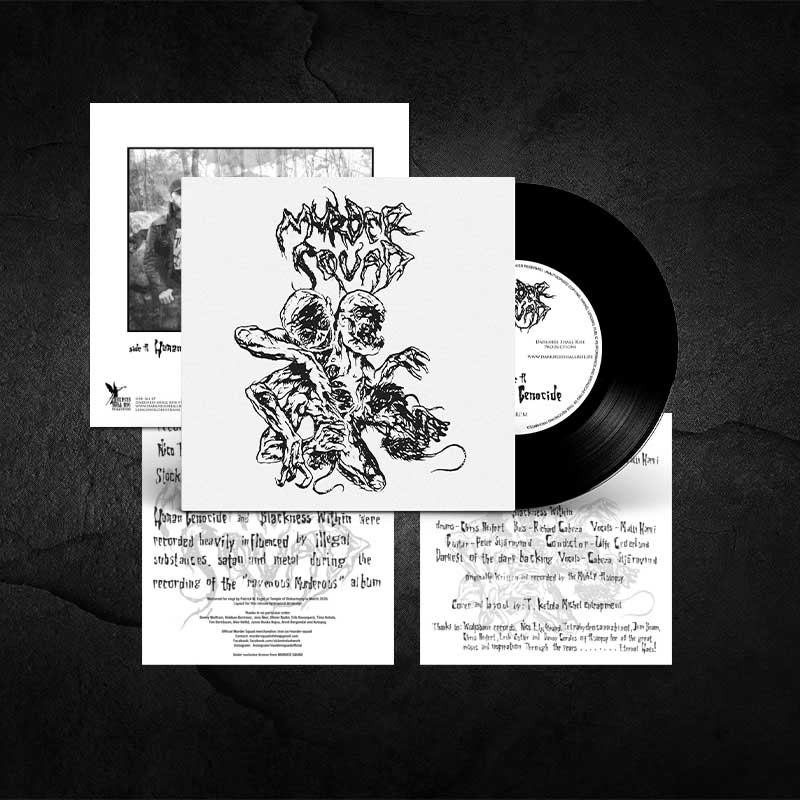 MURDER SQUAD - 7" + Two Headed Abomination T-shirt (PRE-ORDER) - 2
