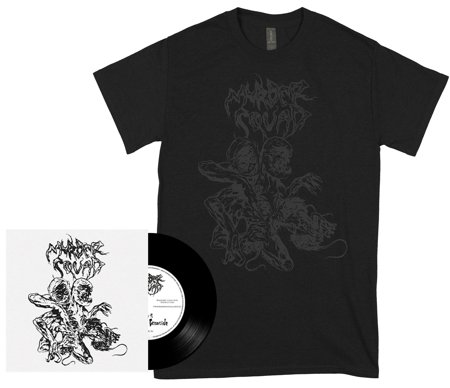 MURDER SQUAD - 7" + Two Headed Abomination T-shirt (PRE-ORDER)