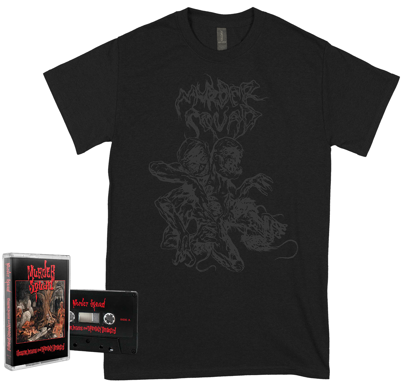 MURDER SQUAD - Unsane, Insane... TAPE + Two Headed Abomination BUNDLE (PRE-ORDER)