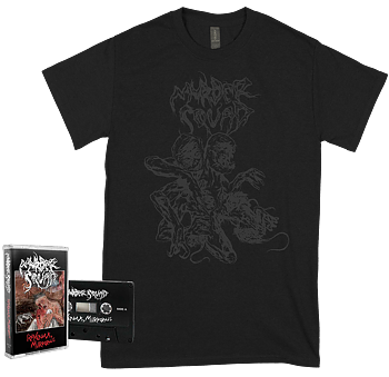 MURDER SQUAD - Ravenous... KASSETT + Two Headed Abomination T-shirt BUNDLE (PRE-ORDER)