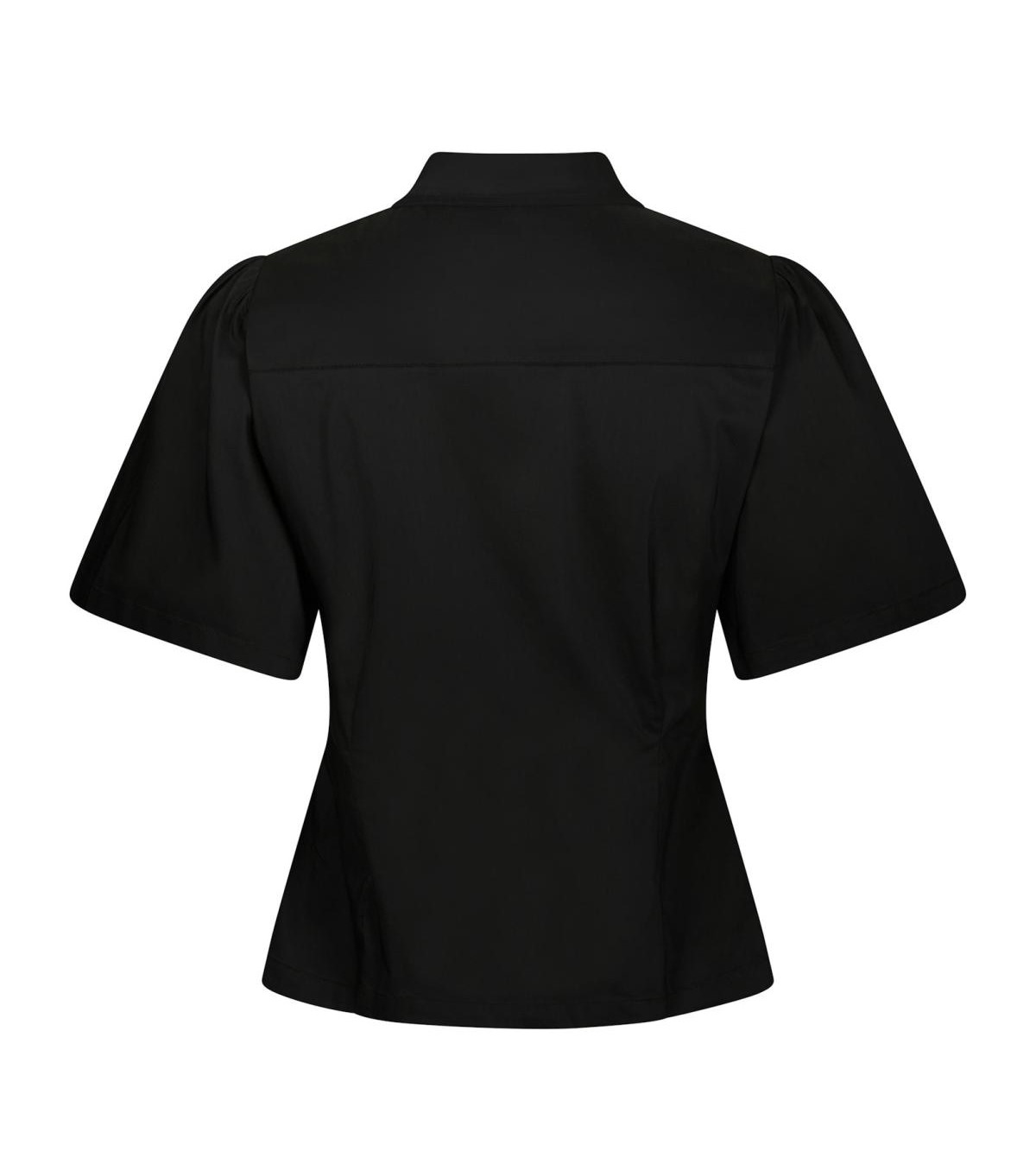 Neo Noir Balara  Poplin Shirt, Black - 2