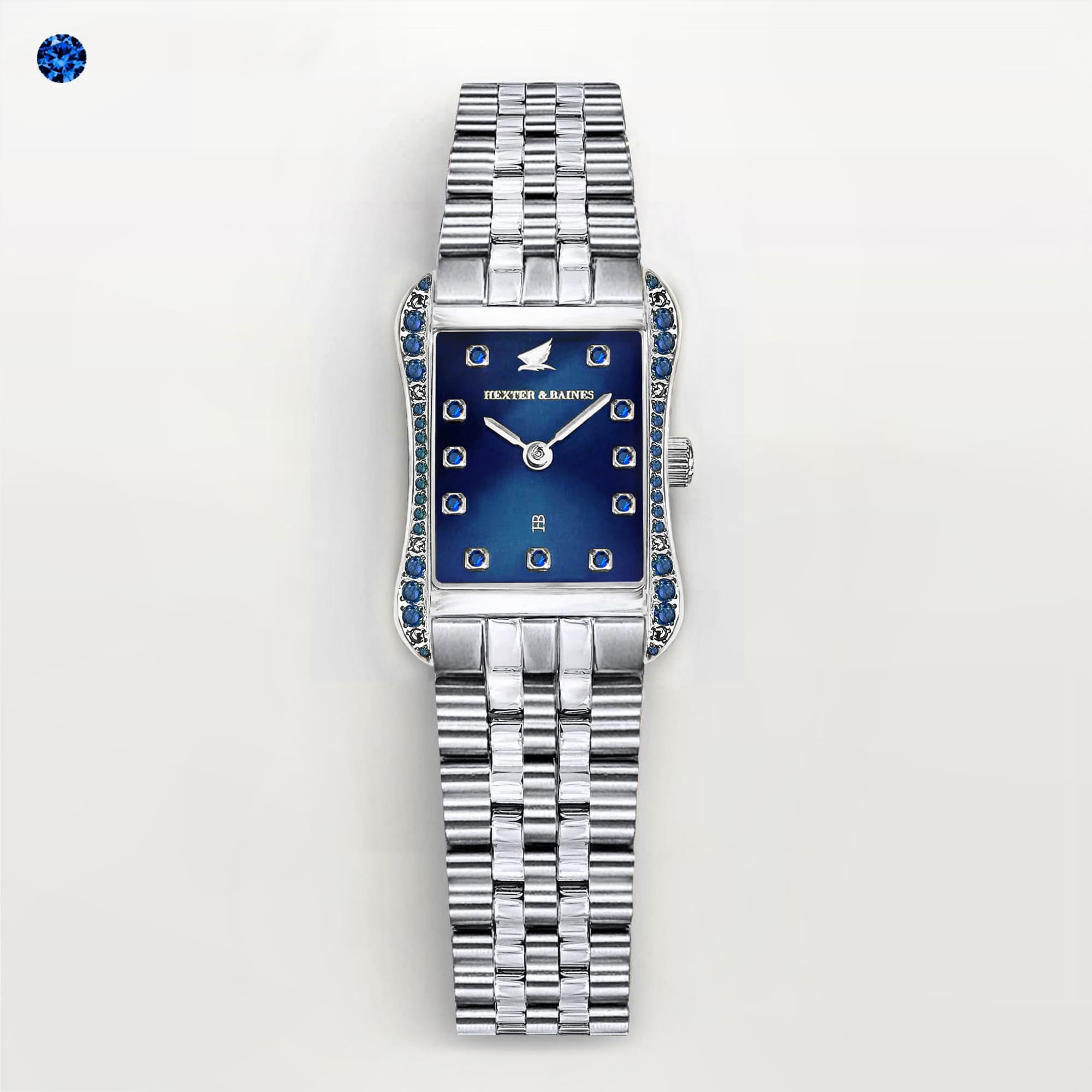 H&B Cronvas, Sapphire & Silver